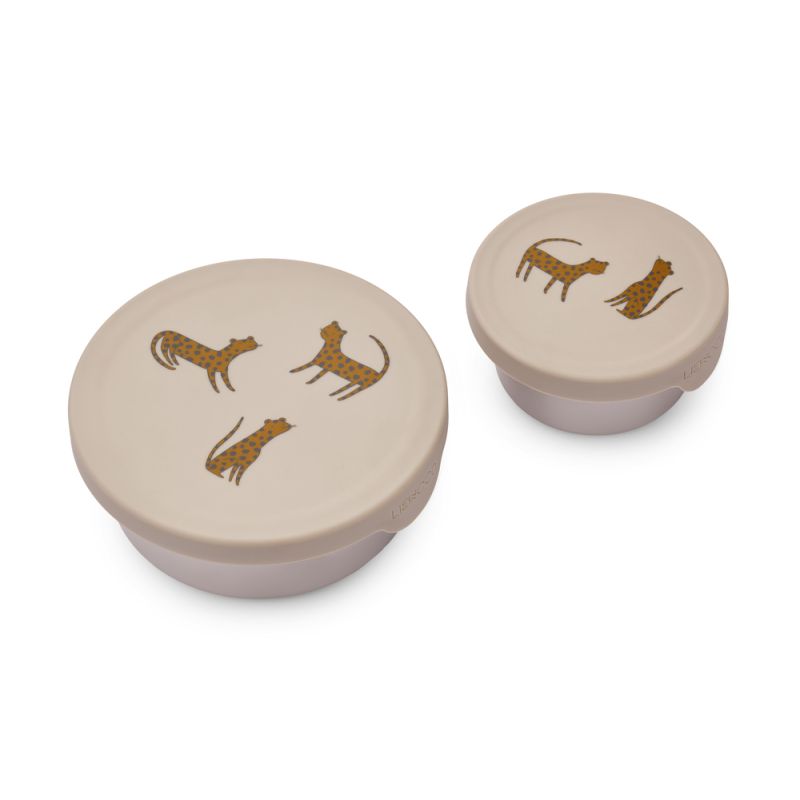 LIEWOOD - Fiby Snackbox Set Leopard