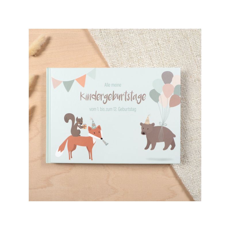mintkind - Mein Erinnerungsbuch - Alle meine Kindergeburtstage