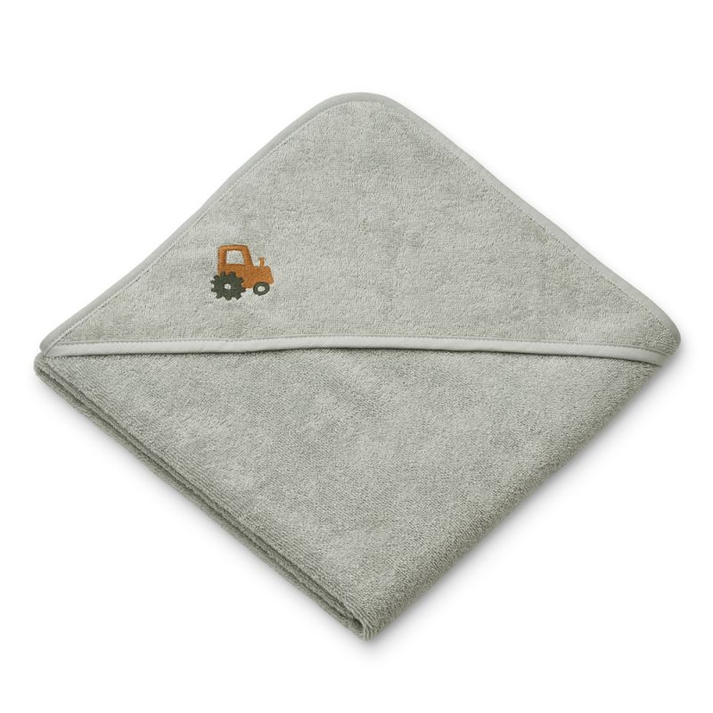 LIEWOOD - Louie Kapuzen Badetuch Fahrzeug (Grösse Kleinkind)
