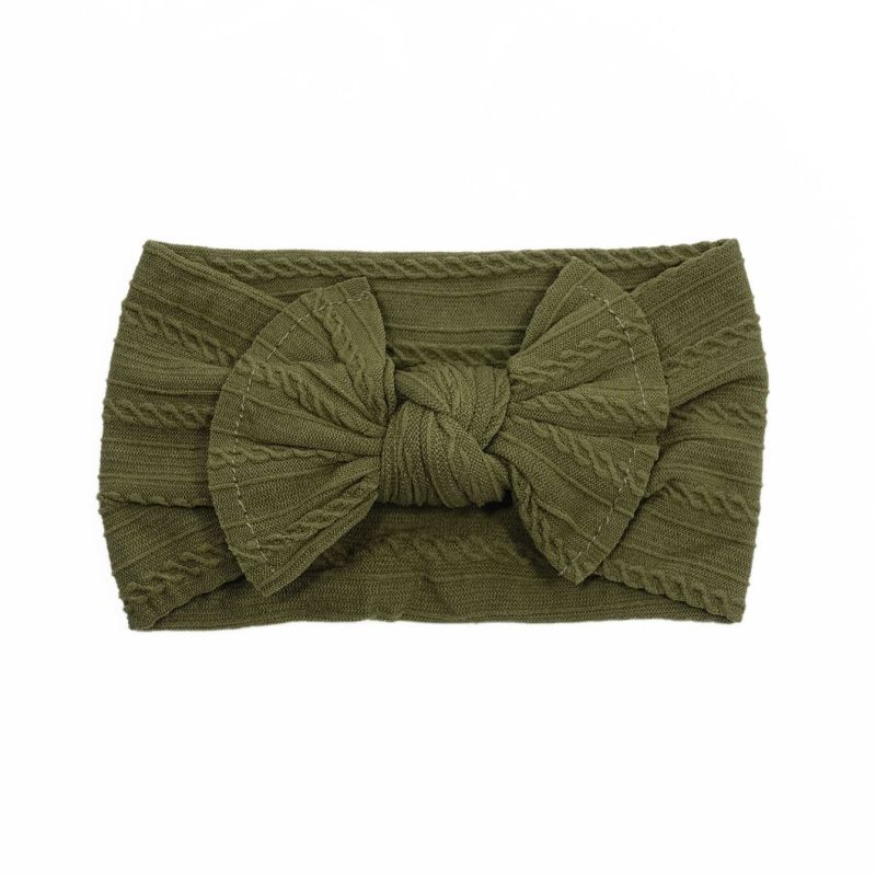 ArchNOllie - Stirnband Cable Knit Olive