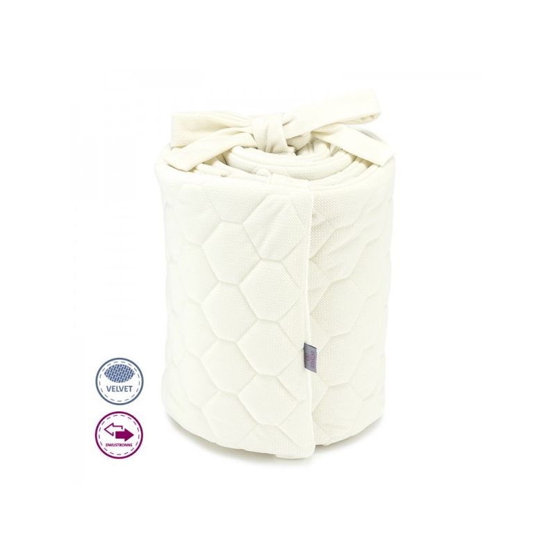 Makaszka - Bettumrandung Samt Creme