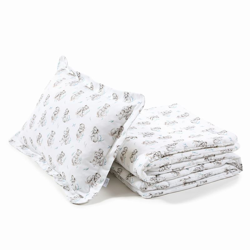 Qbana Mama - Bettdeckenset mit Kissen gefüttert XL Koala