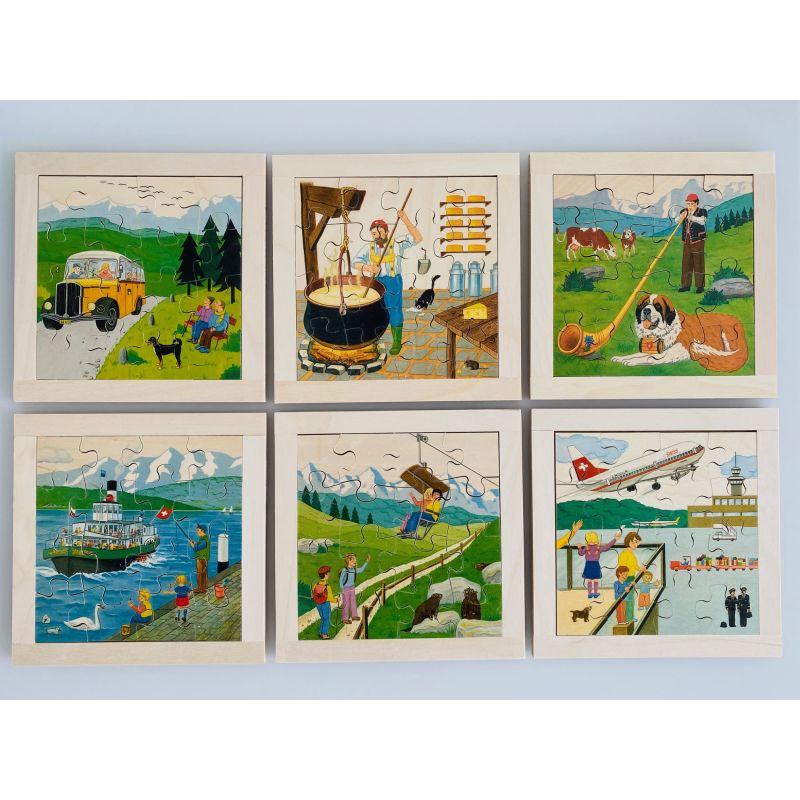 Atelier Fischer Switzerland - Puzzle Swiss