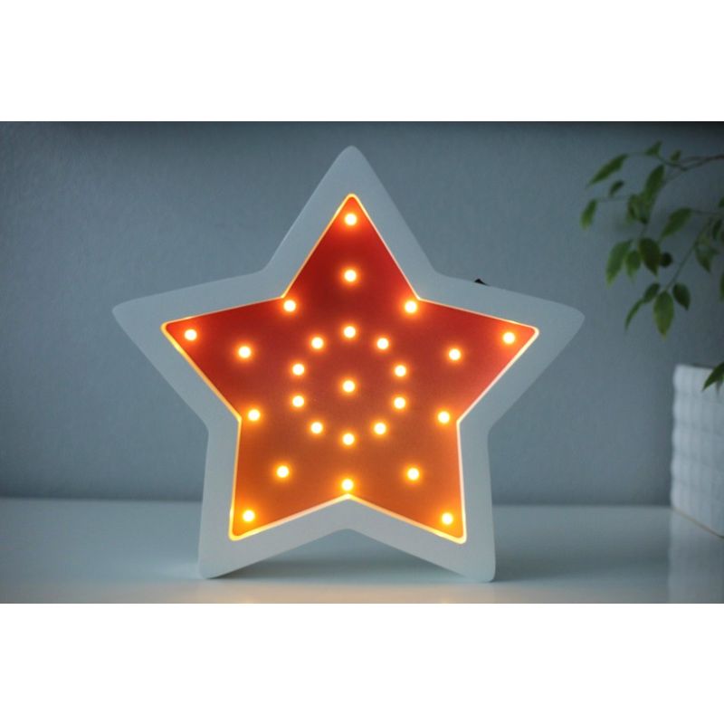 HappyMoon - LED Nachtlampe Stern mit Farbverlauf