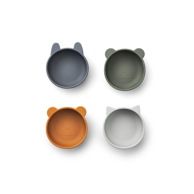 LIEWOOD - Iggy 4er Set Schalen Blue Mix