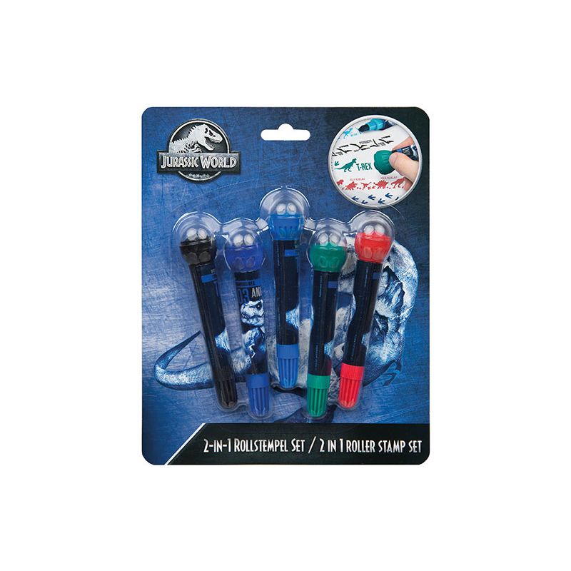 Scooli - Rollstempel 2 in1 Set Jurassic World