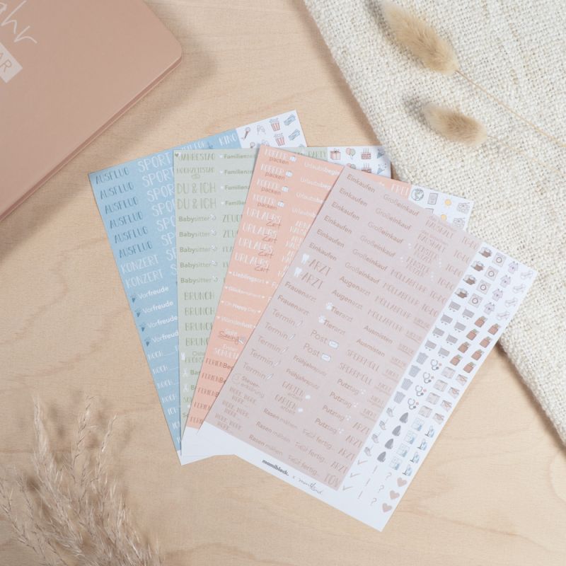 mintkind - Sticker Set "Planen und Organisieren"
