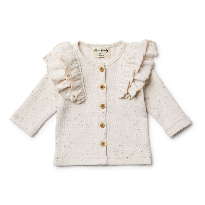 wilson & frenchy - Fleck Cardigan Ruffles