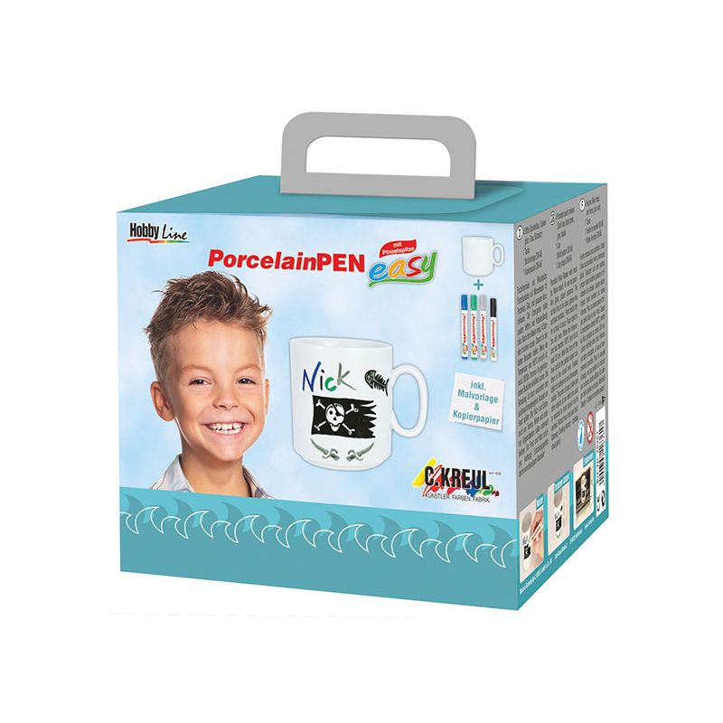 KREUL - MUCKI PorcelainPen easy Tassen Set Jungen
