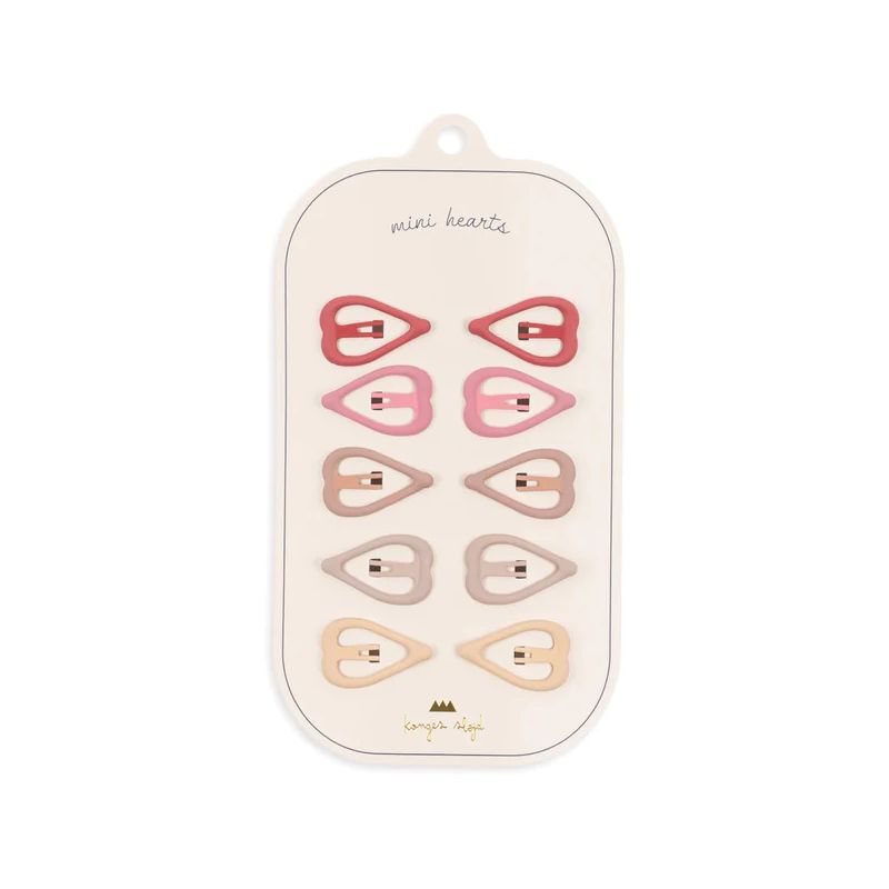 Konges Sløjd - Haarclips Herzchen Rose