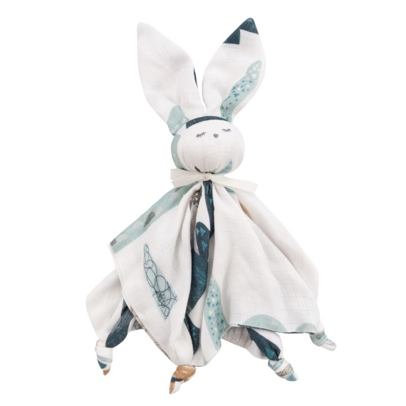 Samiboo - Bambus Muslin Kuschelhäschen blue Hills