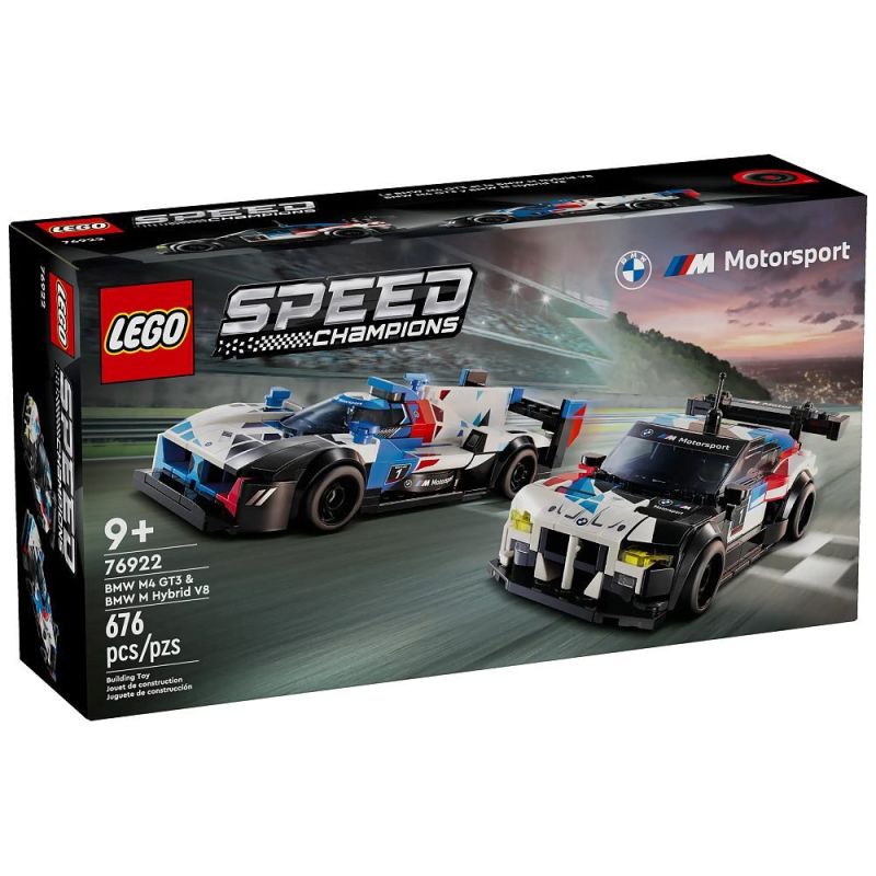LEGO® Speed Champions 76922 - BMW M4 GT3 & BMW M Hybrid V8 Rennwagen
