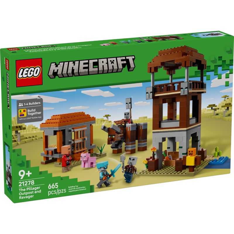 LEGO® Minecraft 21278 - Ein Verwüster am Plünderer-Außenposten