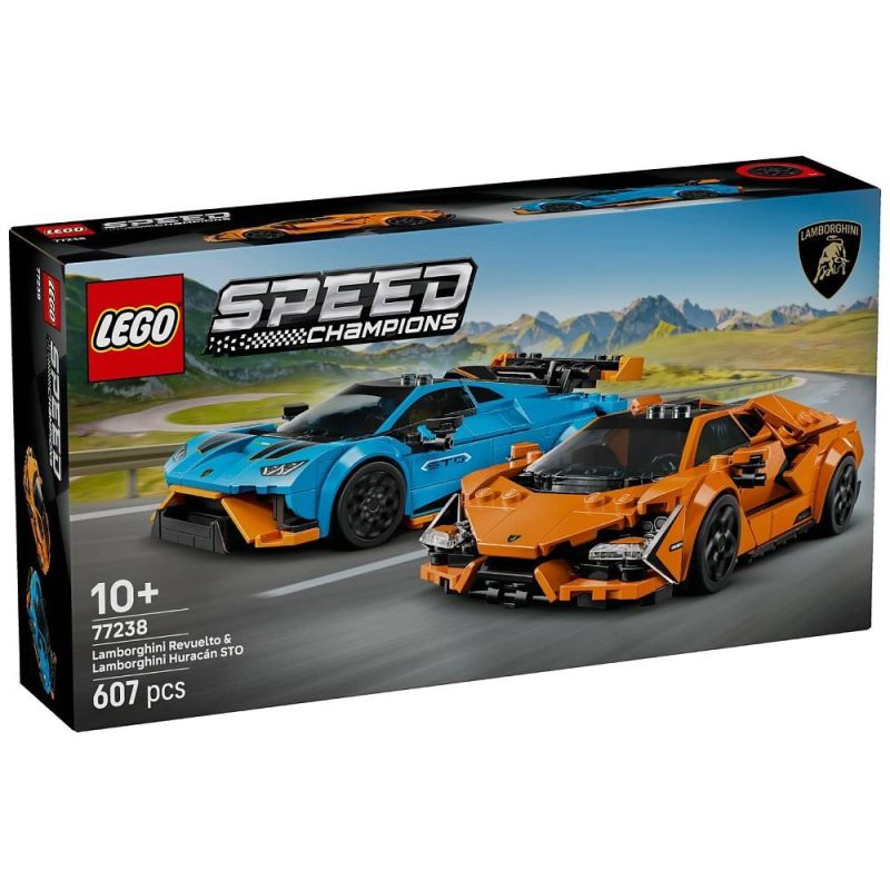 LEGO® Speed Champions 77238 - Lamborghini Revuelto & Lamborghini Huracan STO