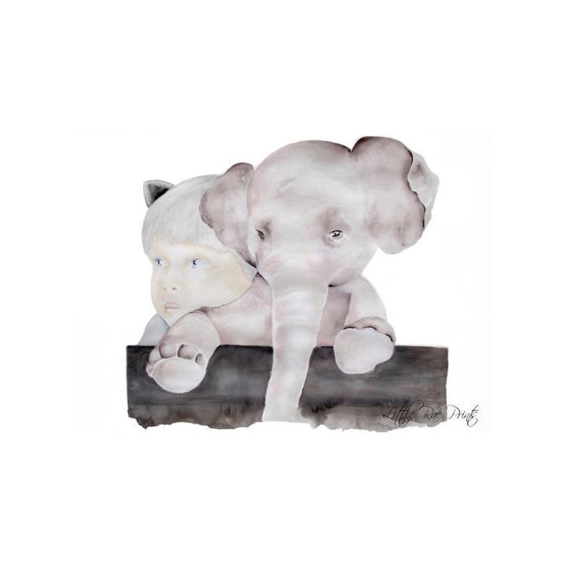 Little Rae Prints - Poster Little Elephant