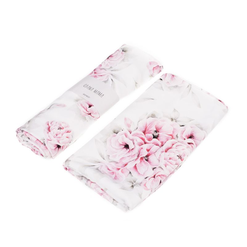 Qbana Mama - Bambus Swaddle Blossom 120 x 120cm