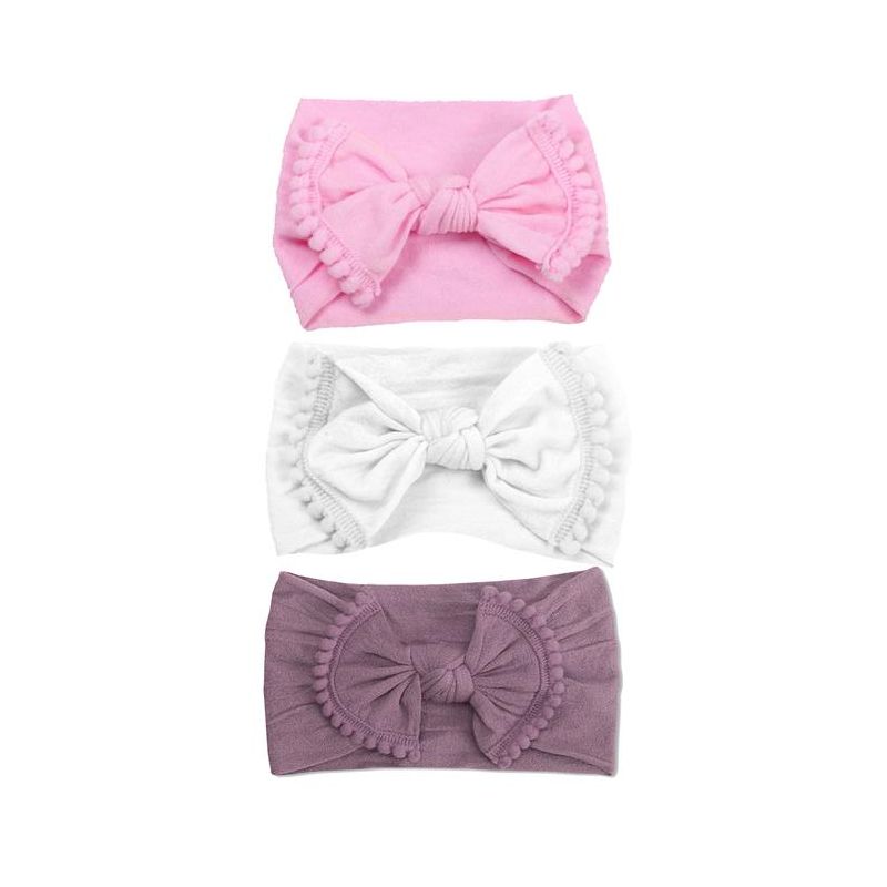 Emerson and Friends - Stirnband Set PomPom Pastell