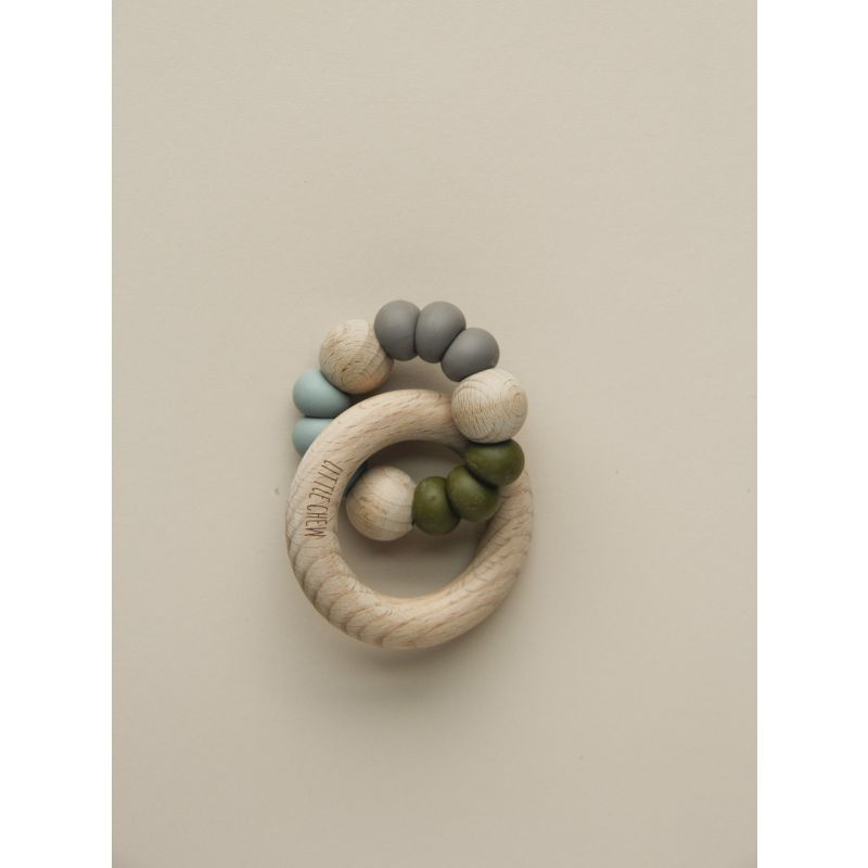 littleCHEW - Greifling Holz & Silikonring Nobilo