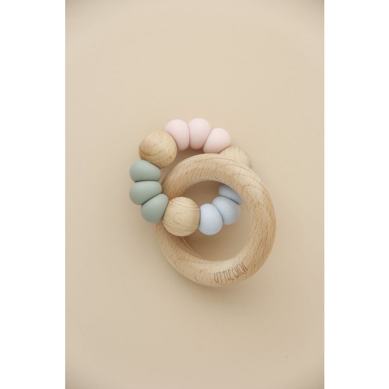 littleCHEW - Greifling Holz & Silikonring Fredge