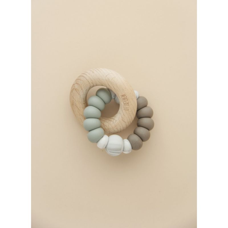 littleCHEW - Greifling Holz & Silikonring Villy