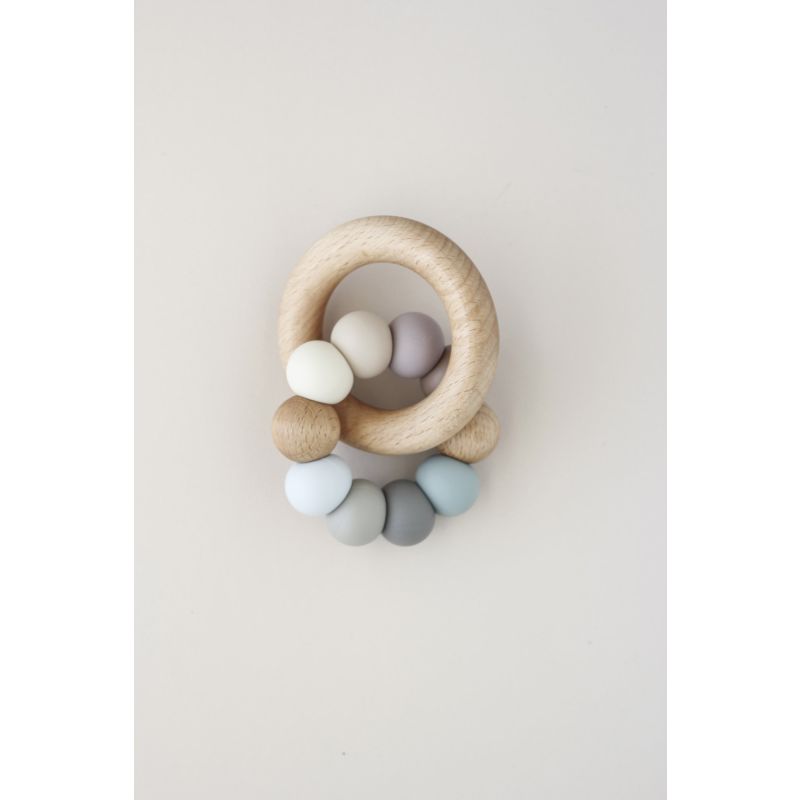 littleCHEW - Greifling Holzring und Silikonring Leila