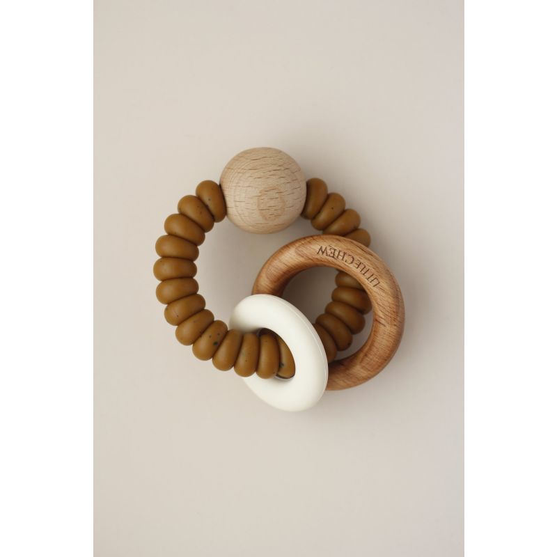 littleCHEW - Greifling Silikonring Meloma Dany Bronze