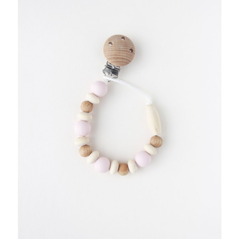 littleCHEW - Schnullerclip pink Bee