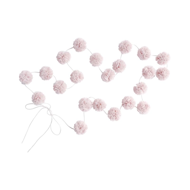 Spinkie - Mini PomPom Girlande Pale Rose