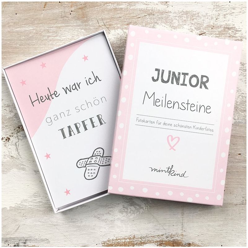 mintkind - Meilensteinkarten- Set Junior