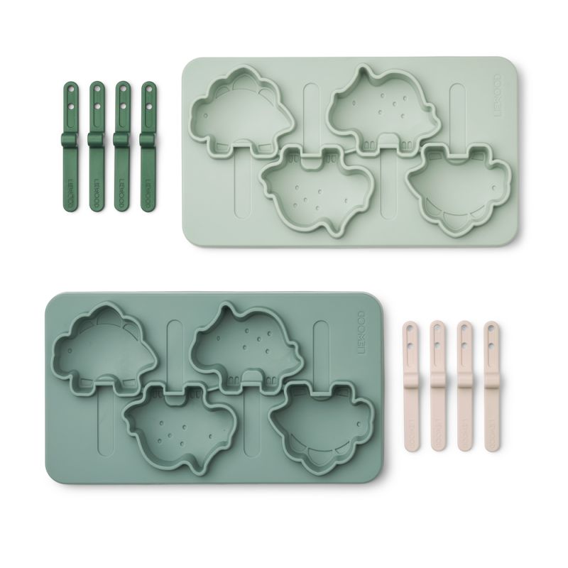 LIEWOOD - Silikon Glaceformen Manfred Dino Peppermint Mix