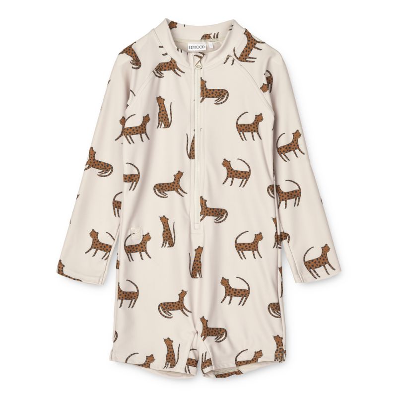 LIEWOOD - Max UV Schwimmanzug Leopard Sandy