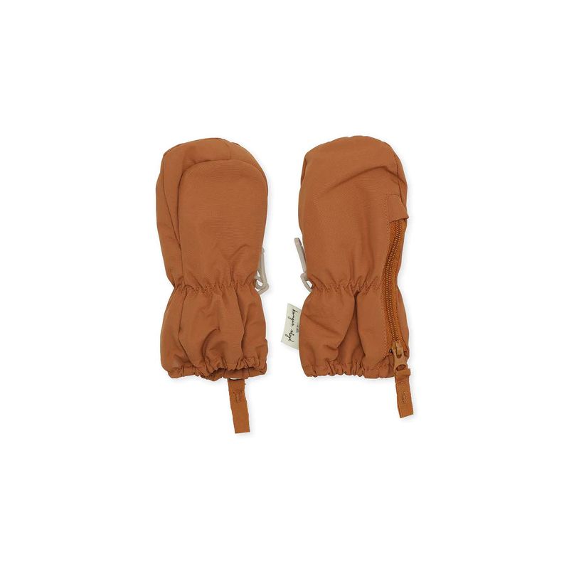 Konges Sløjd - Baby Fäustlinge Schneehandschuhe Braun