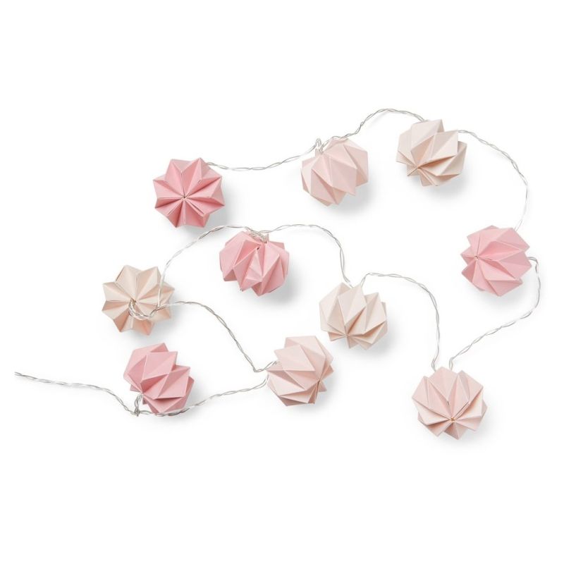 Cam Cam Copenhagen Origami LED Lichterkette Mix Rose