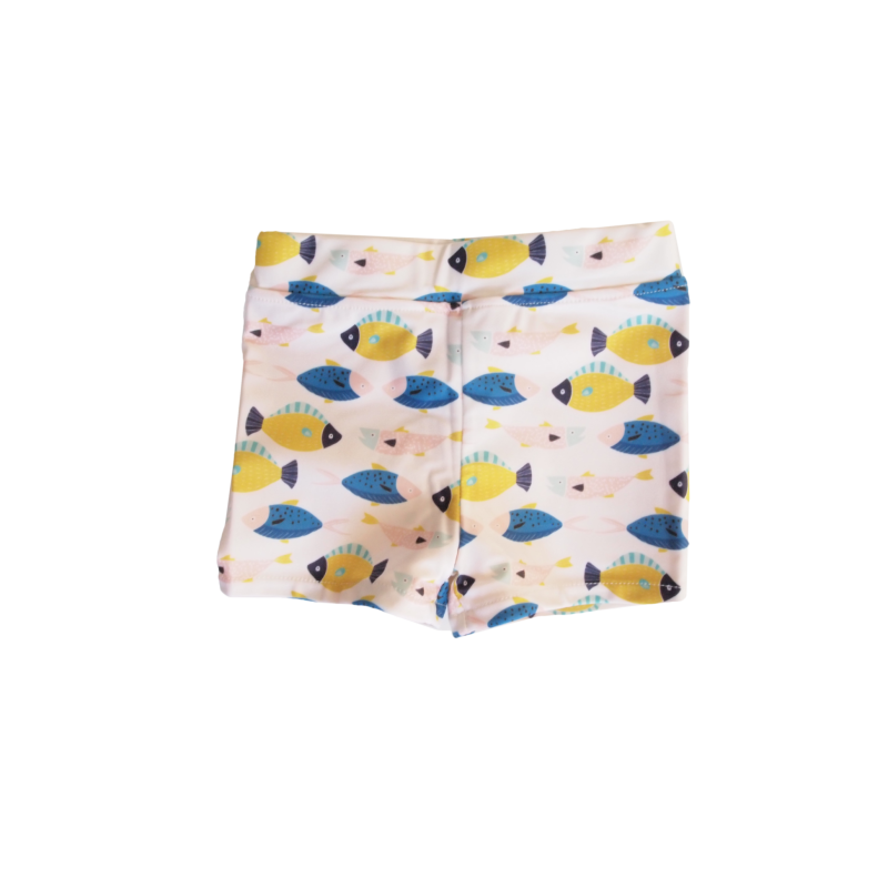 Ollie & Squish - UV Badeshort Fische