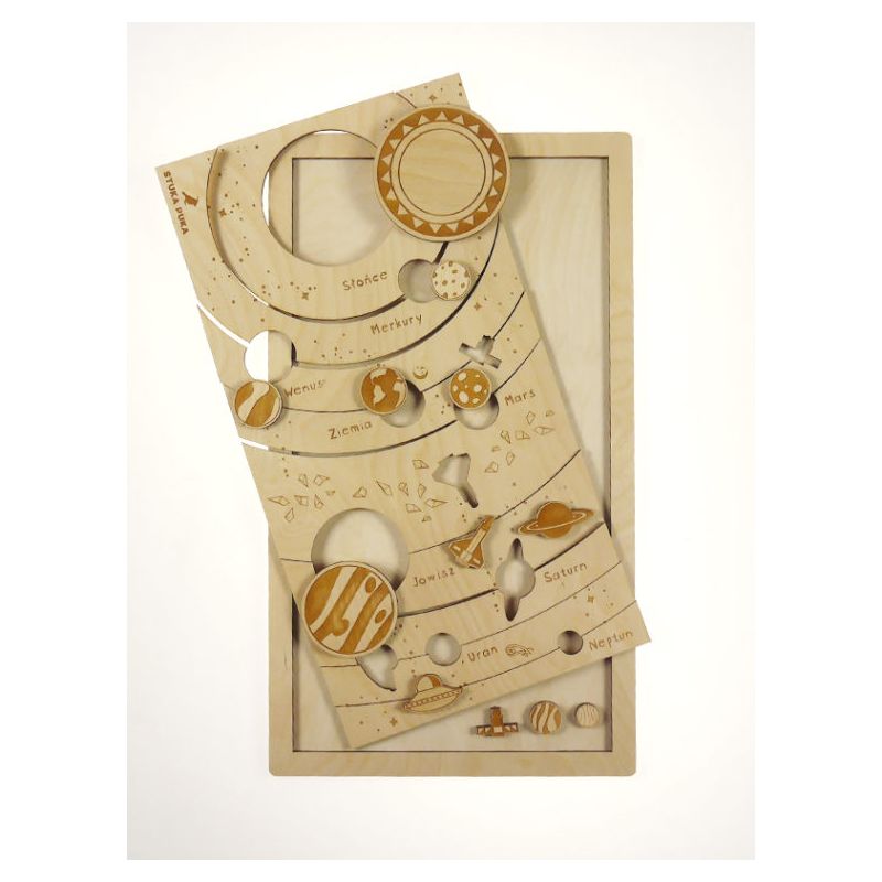 Stuka Puka - Holz Puzzle Unser Sonnensystem (deutsch)