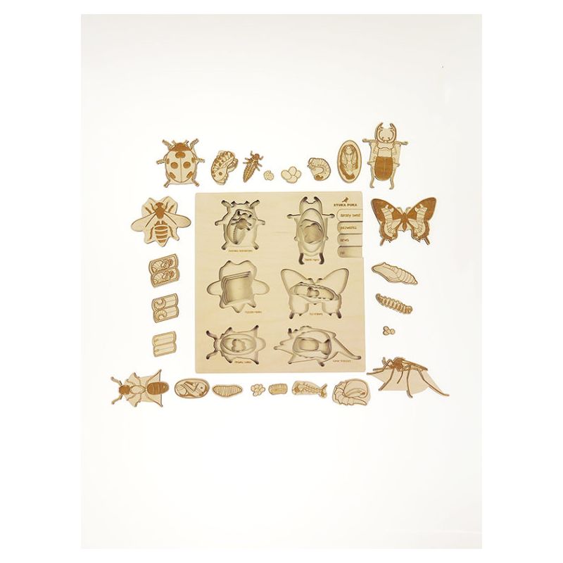 Stuka Puka - Holz Puzzle Hirschkäfer & Freunde (deutsch)