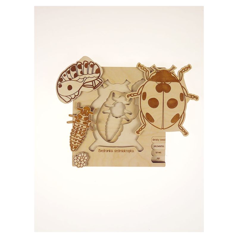 Stuka Puka - Holz Puzzle Marienkäfer (deutsch)