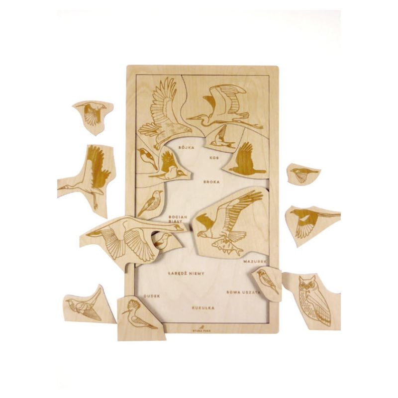 Stuka Puka - Holz Puzzle Wildgans und Freunde (deutsch)