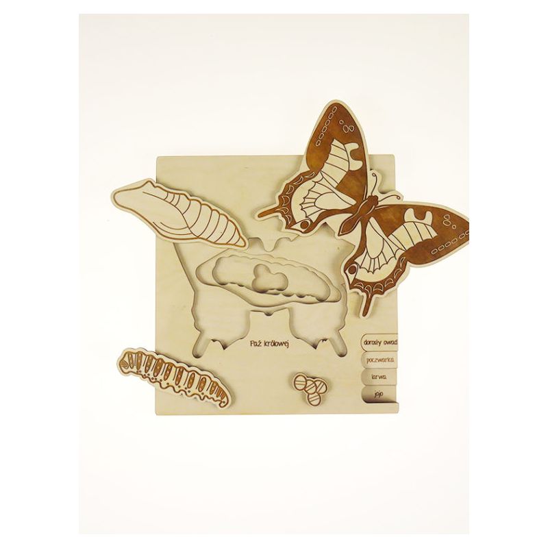 Stuka Puka - Holz Puzzle Schmetterling (deutsch)