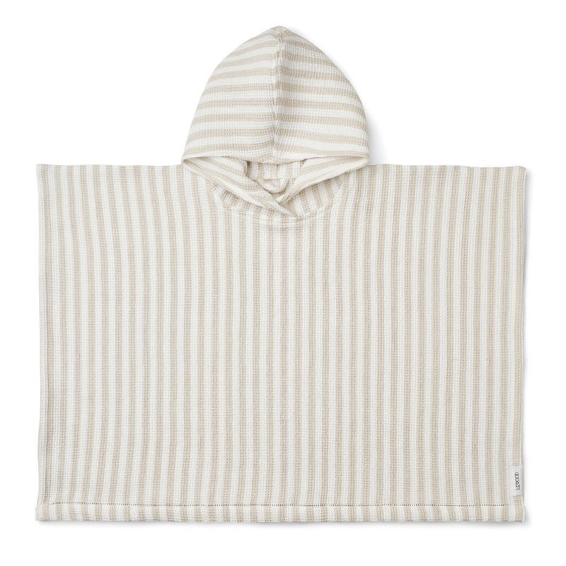 LIEWOOD - Paco Poncho Waffelstoff Crisp White