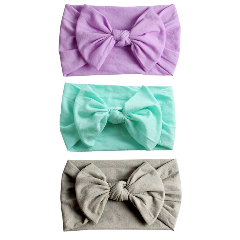 Emerson and Friends - Stirnband Set Pastell Haarband lila, türkis, grau