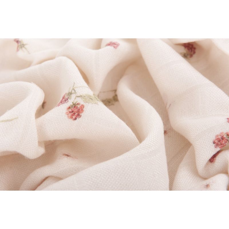 Samiboo - Bambus Muslin 100x100cm Raspberries