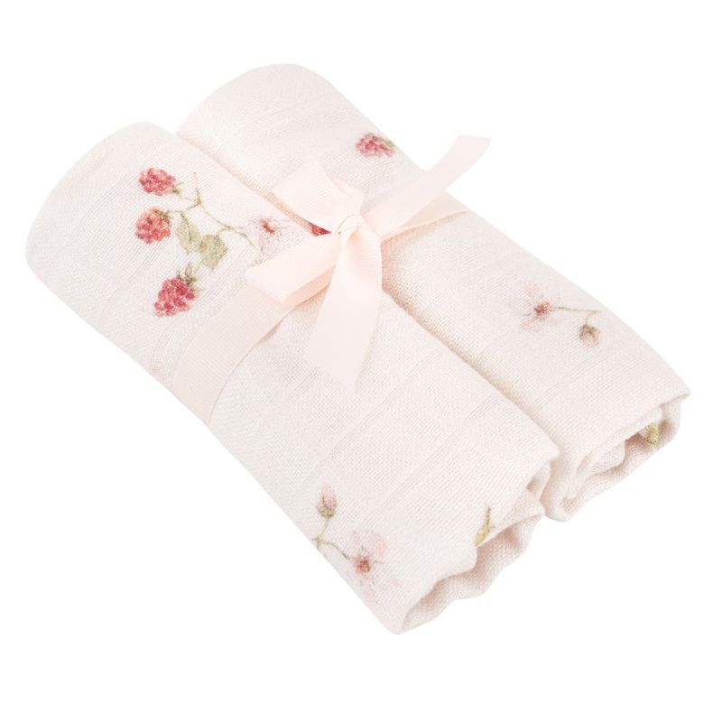 Samiboo - Bambus Muslin 2er Set Raspberries