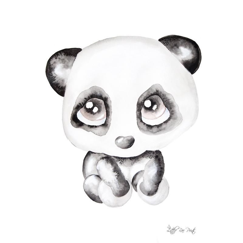 Little Rae Prints - Poster Poppy the Panda