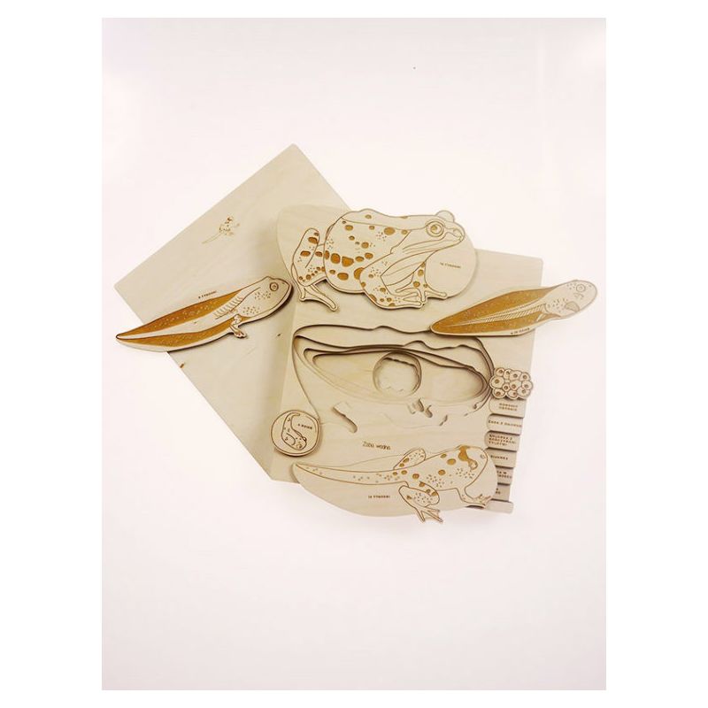 Stuka Puka - Holz Puzzle Teichfrosch (deutsch)