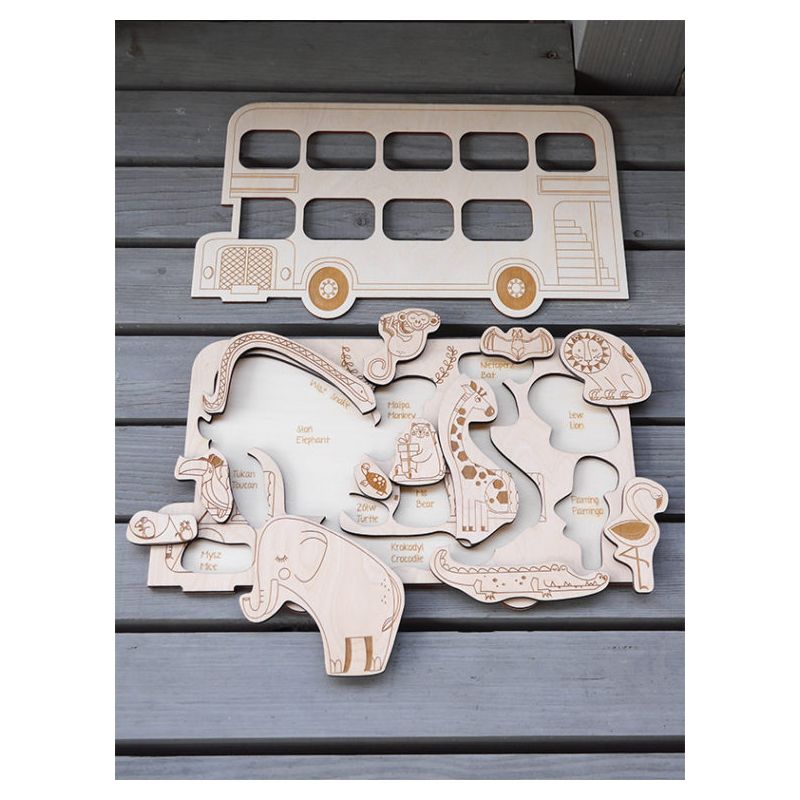 Stuka Puka - Holz Puzzle Bus (deutsch)