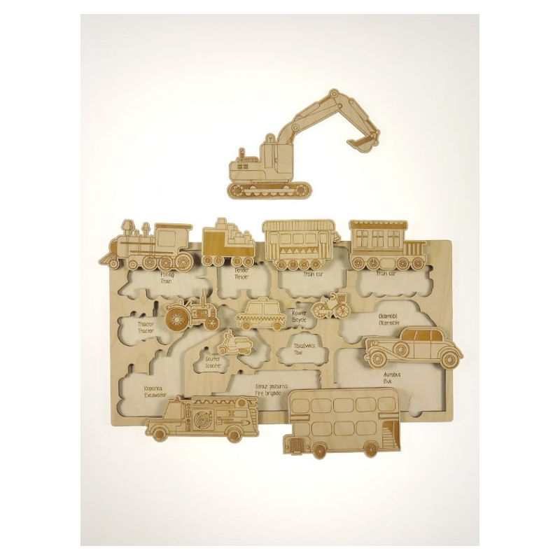 Stuka Puka - Holz Puzzle Traktor und andere Brumms (deutsch)