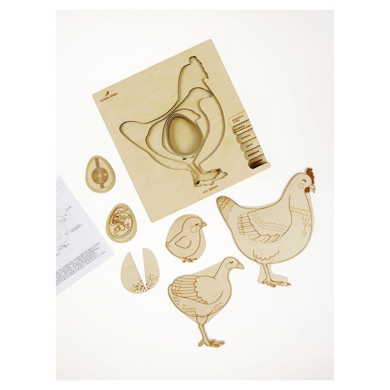 Stuka Puka - Holz Puzzle Huhn (deutsch)