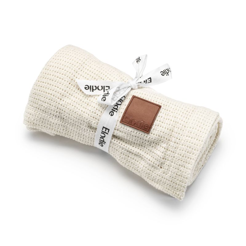 Elodie  - Sommer Strickdecke Cellular Vanilla White
