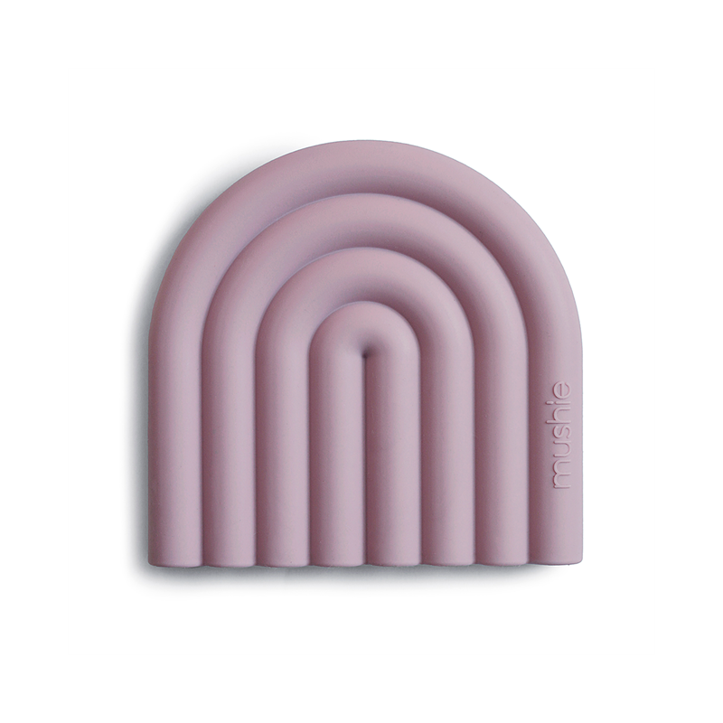 Mushie - Beissling Regenbogen Mauve